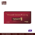 Tinfal M minoxidil for hair growth treatment ip 2.5mg- 10 counts. 