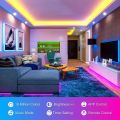 High quality 4 Meter/13.12 feet LED Light Strip RGB 5050 Color Changing LED Light Flexible Light Strip with 24keys Remote/Bluetooth App Control/3keys USB Cable for Home Decor,Room Decor,Party Decoration TV Lighting Bedroom lighting Wall Lighting. 