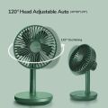 Jisulife FA13P 8000Mah Oscillating Extendable Desk Fan(2 years replacement warranty) - JISULIFE Fan FA13P New Upgraded Oscillating Extendable Desk Fan 8000mAh Large Capacity Rechargeable Fan - white. 