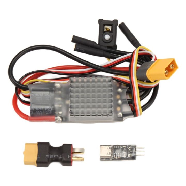 RC AM32 ESC Open Source External Brushless Motor 80A ESC for RC Crawler ...