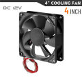 DC 12V 4 inch Cooling Fan Square Shape CPU or DIY Electronic Cabinet Cooler Cooling Fan. 
