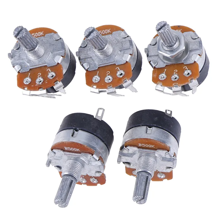 5PCS%20Switch%20Carbon%20Potentiometer%20B500K%20WH138-4%20Ohm%20Single%20Linear%20With%20Switch%20-%20Image%204