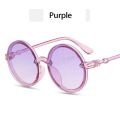 1/2pcs Fashion Heart-Shape Sunglasses For Kids Retro Cute Pink Cartoon Sun Glasses Frame Girls Boys Baby Children Eyewear Goggle. 