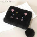 Synthetic Leather Kitten Coin Purse Cute Shape 5 Colors Plush Plush Wallet Cute Girl Card Pack for Students Young Ladies Couples. 