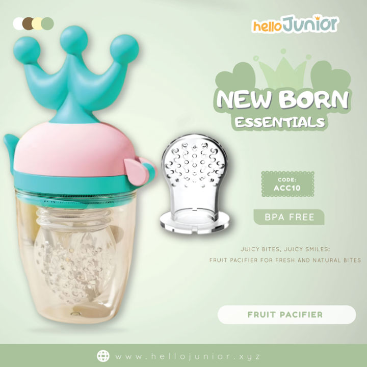 Hello Junior Baby Fruit Pacifier 0m+ , Blue