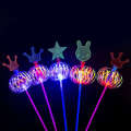 Versatile Twist Music Ribbon Bubble Flower Magic Sparkling Glowing Stick. 