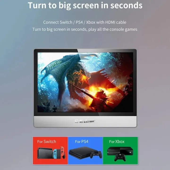 Portable%20Monitor%20hdmi%20touch%20screen%2013.3%20inch%202K%20PC%20PS4%20Xbox%201080P%20IPS%20HD%20LCD%20LED%20Display%20for%20Raspberry%20Pi%20switch%20laptop%20-%20Image%202