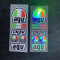 Motorcycle Racing Sponsor Sticker For agv Helmet Cover Scratches Reflective Waterproof Sticker For AGV Refit.