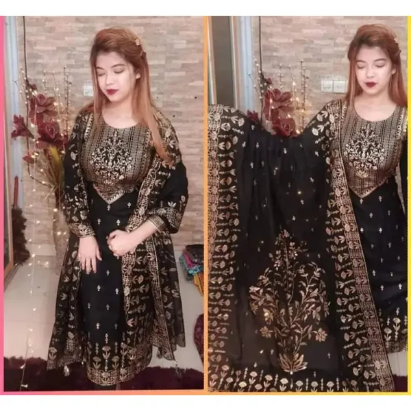 Unstitched%20Cotton%20Afsan%20Print%20Three%20Piece%20For%20Women%20-%203%20Pice%20Dress%20-%20Image%202