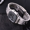 (Ready Stock) G .Shock  Men Sport Digital Classic Square Watch Shockproof and Waterproof Stainless Steel Band Sports Business Wrist Watches with 2 Year International Warranty AE-1200WHD-1A. 