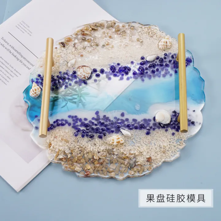 New%20Epoxy%20Resin%20Tray%20Mold%20Coaster%20Silicone%20Mold%20Trays%20Tea%20Fruit%20Lace%20Round%20Ornament%20Table%20Decorative%20Trays%20Mold%20for%20Handicrafts%20-%20Image%202