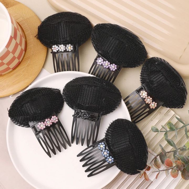 1pcs%20Rhinestone%20Invisible%20Fluffy%20Sponge%20Hair%20Clip%20Front%20Hair%20Line%20Volume%20Base%20Puff%20Cushion%20Hair%20Bun%20Hair%20Styling%20Hair%20Hairpin%20-%20Image%204