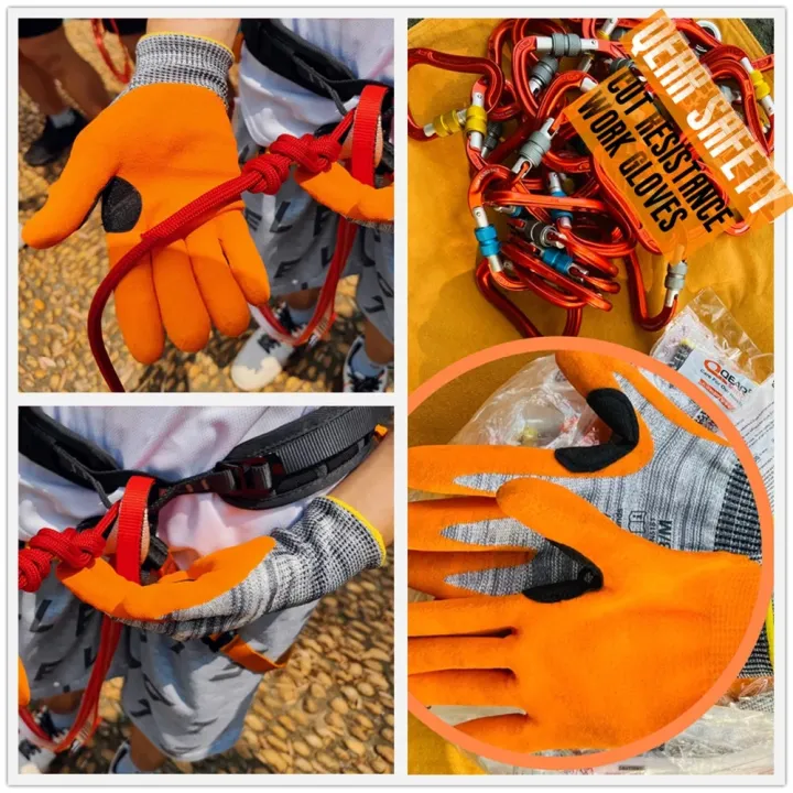 QearSafety%20Cut%20level%205%20Protection%20Work%20Gloves,%20HPPE%20fiber%20Knitted,%20Sandy%20Orange%20Color%20Nitrile%20Palm%20Coated,Anti-slip,%20Flexible%20-%20Image%203