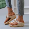 Summer Sandals Women 2024 Big Size Platform Sandals Wedges Flip Flops Comfortable Slippers Ladies Non-Slip Open Toe Beach Shoes Superman.