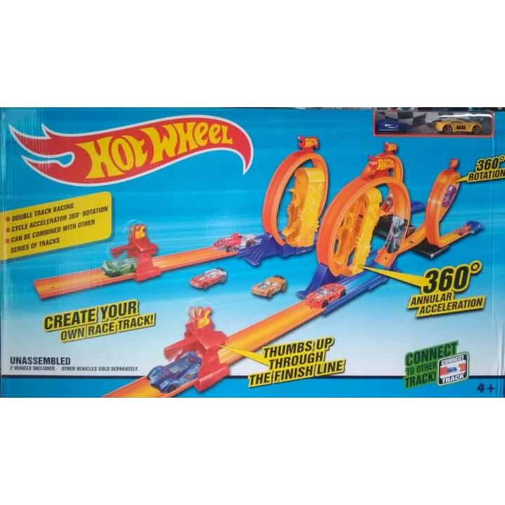 Toy Track Hot Wheels (Hot Wheel) ring with springboard analogue art.3315
