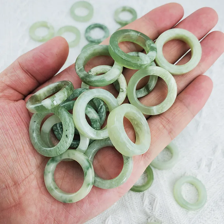 wholesale natural stone agate jadeite jade ring for women Daraz