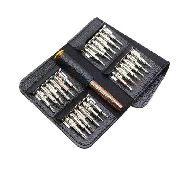 BAG With 24 In 1 Bit Multi-Purpose Precision Screwdriver Interchangeable Bit Set Portable Telecommunication Tools Sets