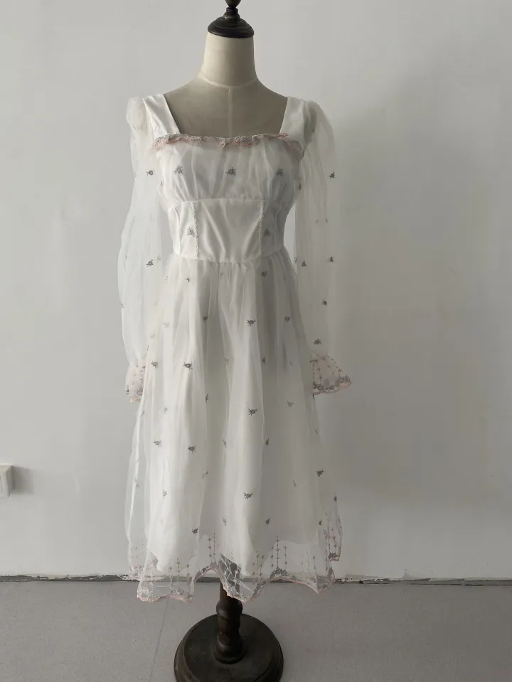 white festival dress White Leti' Party Dress | Party Dresses & Festive Summer Styles