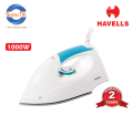 HAVELLS DRY IRON JIO 1000W JIO BLUE. 