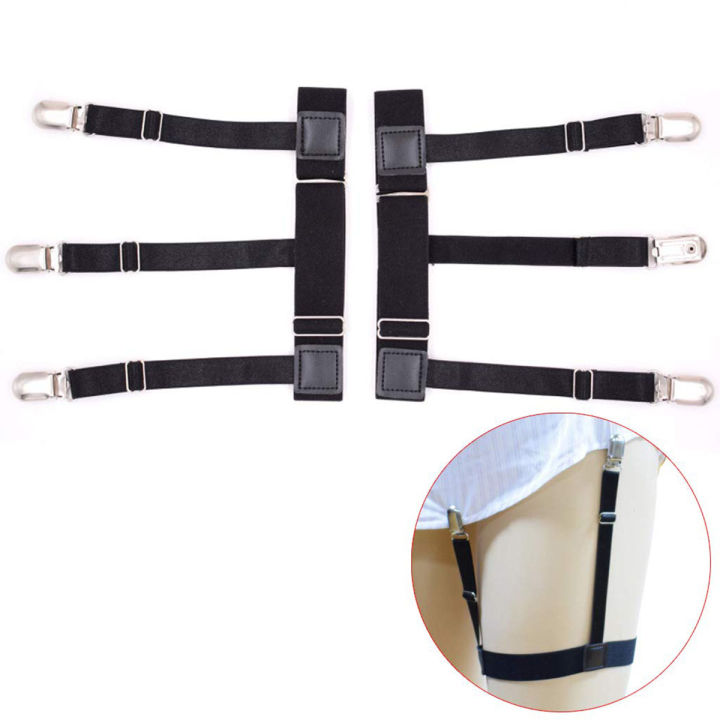 High%20Quality%20-%20Adjustable%20Stays%20-%20Non-slip%20Locking%20Clamps%20-%20Garter-Style%20-%20Keeps%20Shirts%20Tucked%20-%20Shirt%20for%20Men%20-%20Image%204