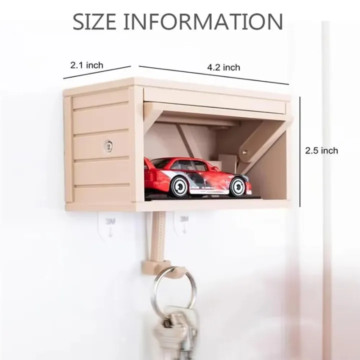 3D%20Key%20Holder%20for%20Wall,%20Key%20Organizer%20Wall%20Mount,%20Hotwheel%20Car%20Garage%20with%20Opening%20Door,%20Car%20Key%20-%20Image%202