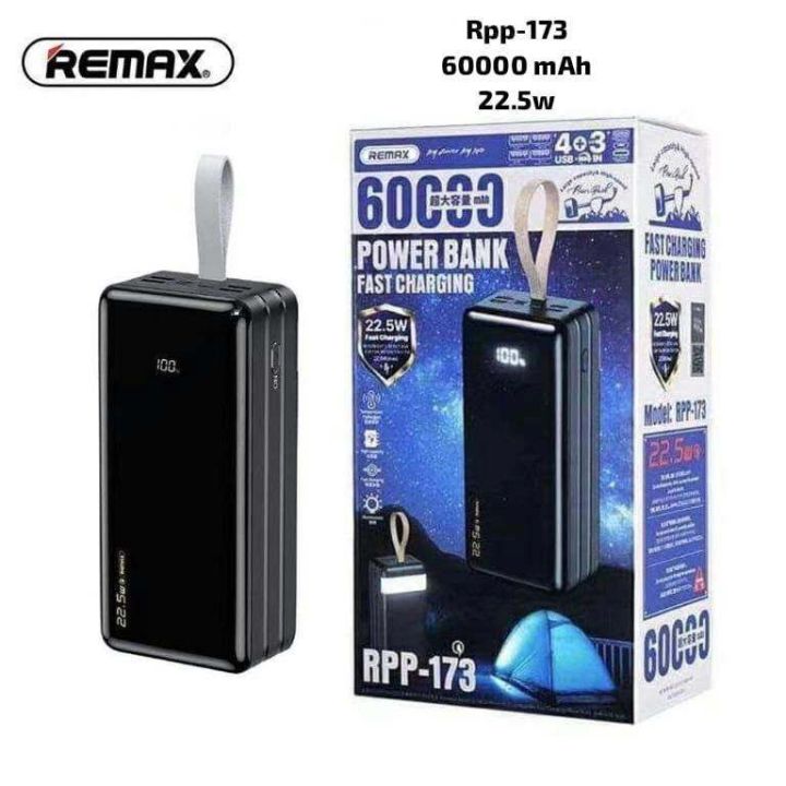 Remax RPP-173 60000mAh Hunergy Series 22.5W Fast Charging Power Bank