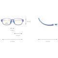 Peekaboo silicone square glasses for kids TR90 frame blue pink girl optical glasses frame for children accessories for students. 