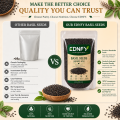 EDNFY Premium Basil Seeds (Tokma Dana) | 100% Natural Sabja Seeds | High Fiber Healthy Superfood.