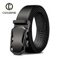 Men Belt Metal Luxury Brand Automatic Buckle Leather High Quality Belts for Men Business Work Casual Strap ZDP001A. 