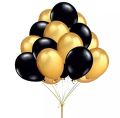 Black and golden balloon-50pc/Monty balloon 50pc package black and golden/black and golden balloon.