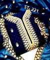 exclusive indian Unstitched Georgette Excellent Embroidery Work, High Quality Three Piece For Women - Dress For Girls.