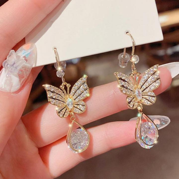 Pair%20Hook%20Drop%20Earrings%20Zinc%20Alloy%20Electroplating%20Fashion%20All-Match%20Earrings%20for%20Women%20-%20Image%202