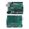 For Arduino UNO R3 Atmega328P 32KB 7-9V Arduino MCU C Language Programming Learning Development Board Green with Data Cable.