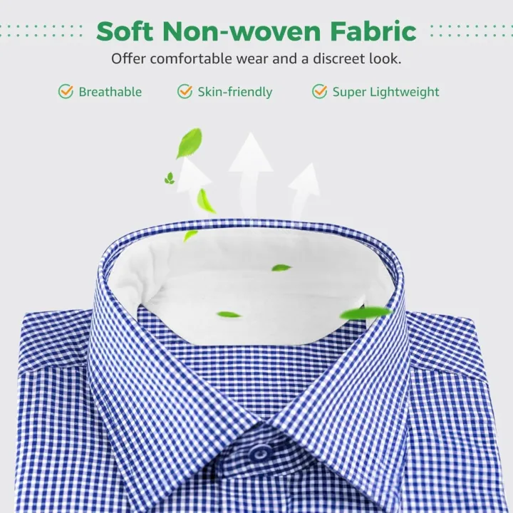 10/20/30%20Pcs%20Self-Adhesive%20Disposable%20Shirt%20Collar%20Protector%20Sweat%20Pads%20-%20Comfortable%20Shirt%20Collar%20Protector%20Sweat%20Pads%20for%20Men%20&%20Women%20-%20Image%205