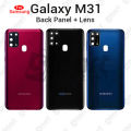 Samsung Galaxy M31 Back Housing Frame / Back Panel / Backshell / Without Camera Glass Replacement Spare Parts.