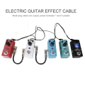 Guitar Pedal Power Supply Adapter 9V DC Tip Negative 5 Way Daisy Chain Cables for Guitar Effect Pedal Durable Easy to Use. 