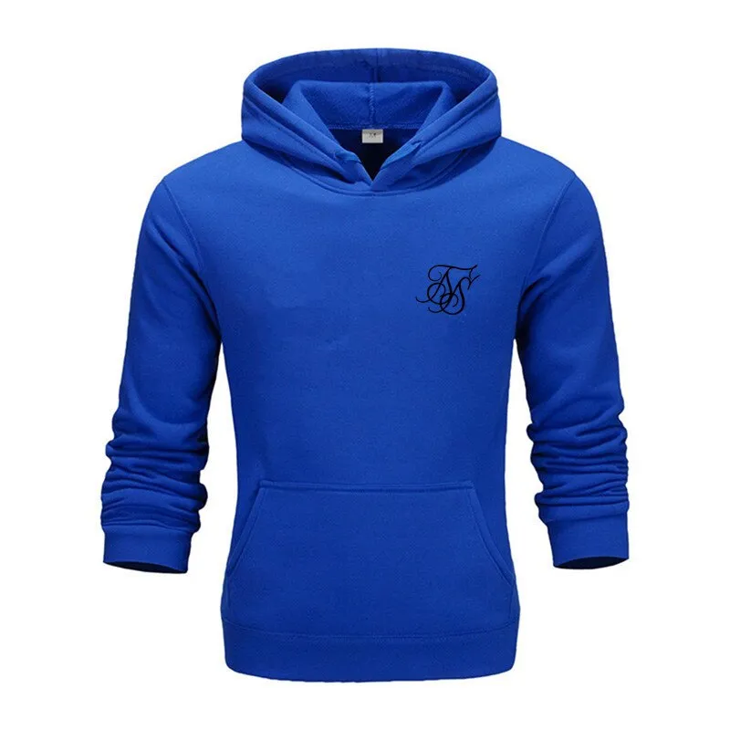 Sik Silk Winter Hoodies Men Brand Sweatshirt Male Plaid Hooded