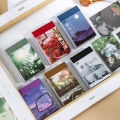 50 sheets Ins Style Sticker Book Washi Paper journal DIY Material Decoration Sticker Memo Pad Scrapbook Stationery. 