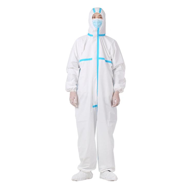 Coverall Disposable Plastic Closures Isolation Suit Prevent Invasion for Staff Protective Clothing Dust proof Coveralls Antistatic Daraz .bd