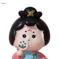 Cute Girl Figurine Chinese Tang for Festival Housewarming Home. 