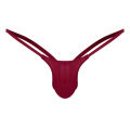 Open Back Mens Underpants Low Rise Briefs G-string Thong Underwear Solid Color Men's Thong Male Underwear трусы мужские. 