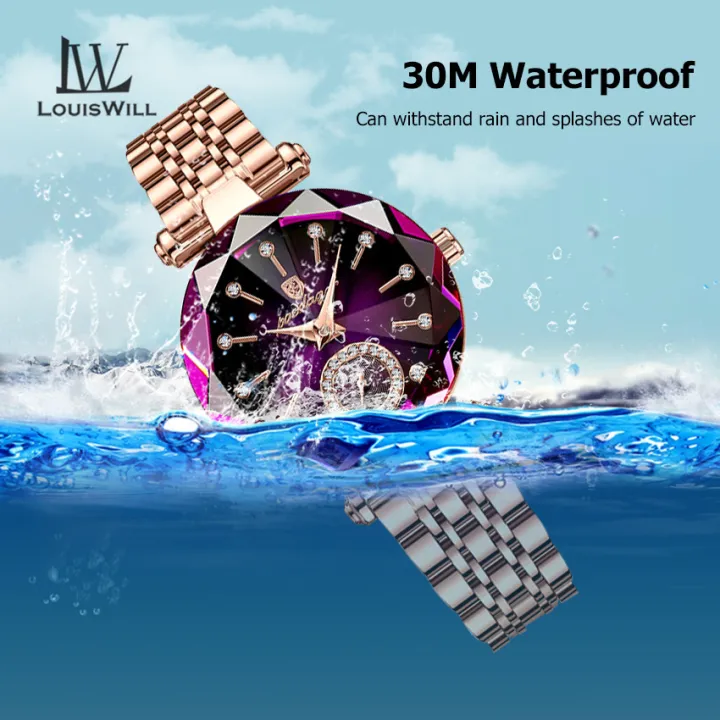 LouisWill%20Women's%20Fashion%20Watches%20Gradient%20Two%20And%20A%20Half%20Needle%20Watch%20Independent%20Second%20Disk%20Design%20Diamond%20Encrusted%20Steel%20Band%20Watch%20Casual%20Quartz%20Watch%20Elegant%20Gifts%20-%20Image%207