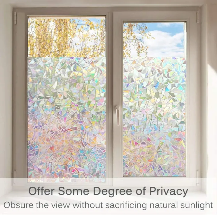 Privacy%20Decorative%20Window%20Films%20Rainbow%20Effect%20Stained%20Window%20Clings%20Non-Adhesive%203D%20Window%20Covering%20Film%20for%20Glass%20Door%20Home%20-%20Image%205