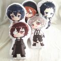 10cm Bungo Stray Dogs Plush Doll Anime Bungo Stray Dogs Ryunosuke Akutagawa Nakahara Chuuya Cute Soft Plush Key Pendant Toys. 