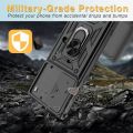 Case For Samsung S24 S23 S22 Ultra S21 S20 FE Galaxy A54 A34 5G Camera Lens Cover Phone Case with Ring Stand Armor rotate Cover.