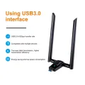 M-1200m Usb Wifi Useful Dual Band Wireless Network Usb3.0 Mt7612u Dual Band Wifi For Router. 