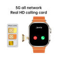 Ws9 Ultra Android Smartwatch SIM Card WiFi Support with Retractable Rotating Camera Smart Watch. 