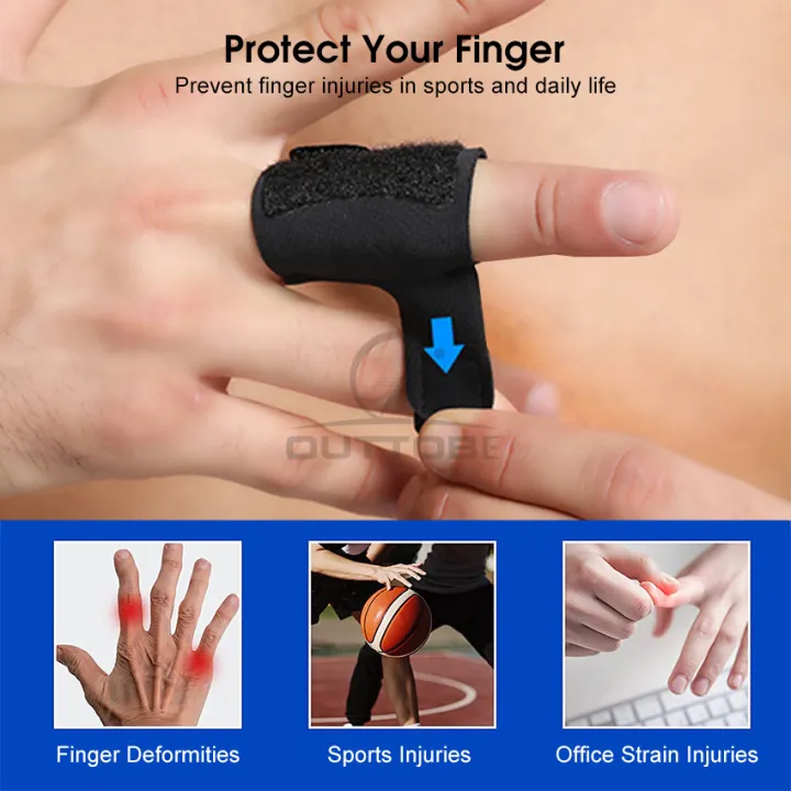 Outtobe%201%20PCS%20Finger%20Brace%20Finger%20Guard%20Finger%20Joint%20Protector%20Finger%20Wrap%20Support%20Protector%20Sports%20Elastic%20Finger%20Sleeves%20Thumb%20Brace%20Protector%20Cushion%20Pressure%20Breathable%20Finger%20Tape%20for%20Basketball%20Tennis%20Baseball%20Cycling%20Volleyball%20Badminton%20Boating%20-%20Image%203