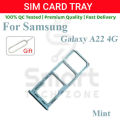 Samsung Galaxy A22 Sim Tray Micro SD Card Slot with Sim Ejector Pin Replacement Part.