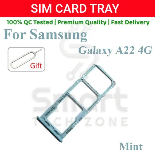 Samsung%20Galaxy%20A22%20Sim%20Tray%20Micro%20SD%20Card%20Slot%20with%20Sim%20Ejector%20Pin%20Replacement%20Part%20-%20Image%204